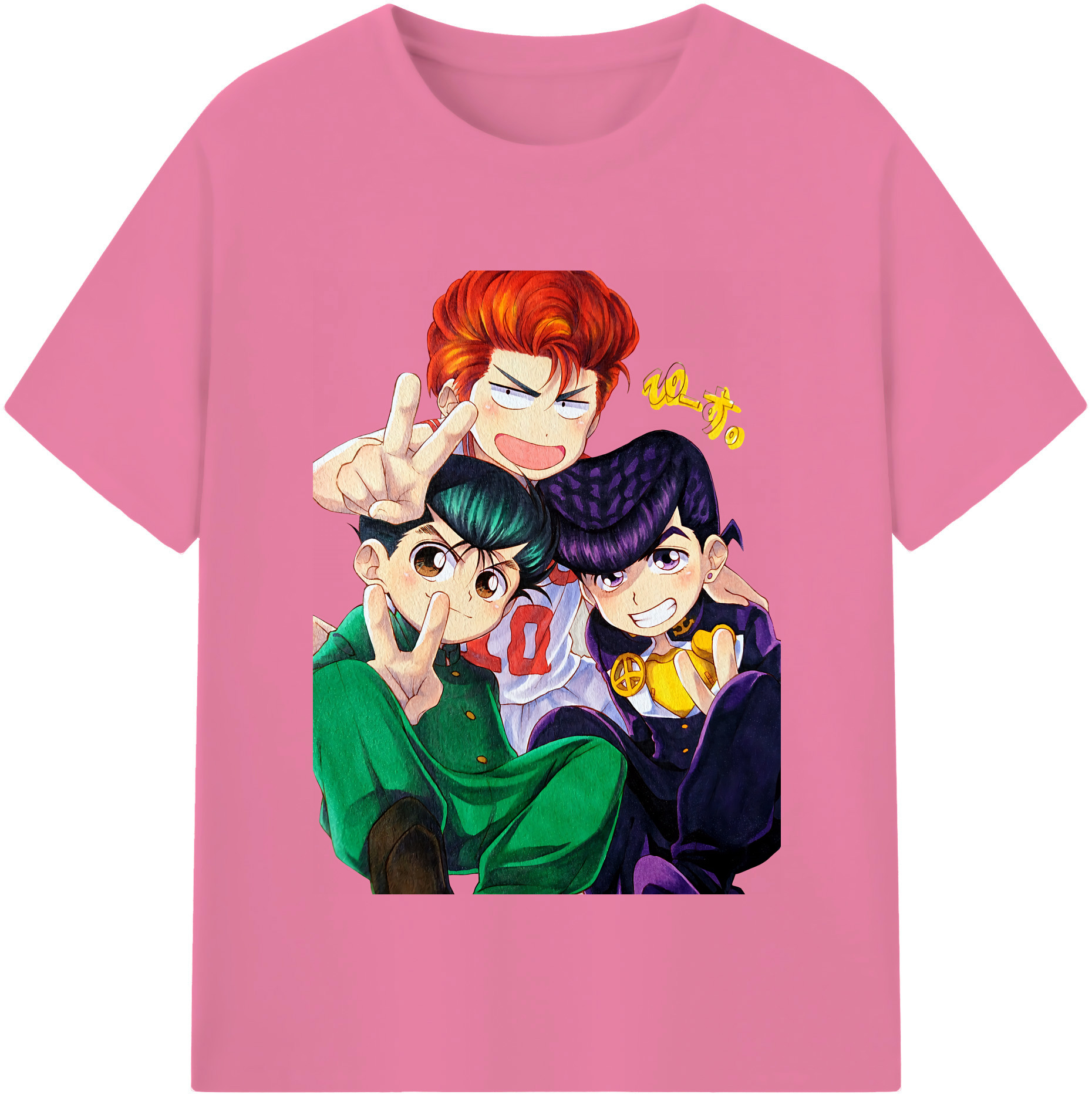 SLAM DUNK／スラムダンク 綿100％半袖Tシャツ（フロントプリント）